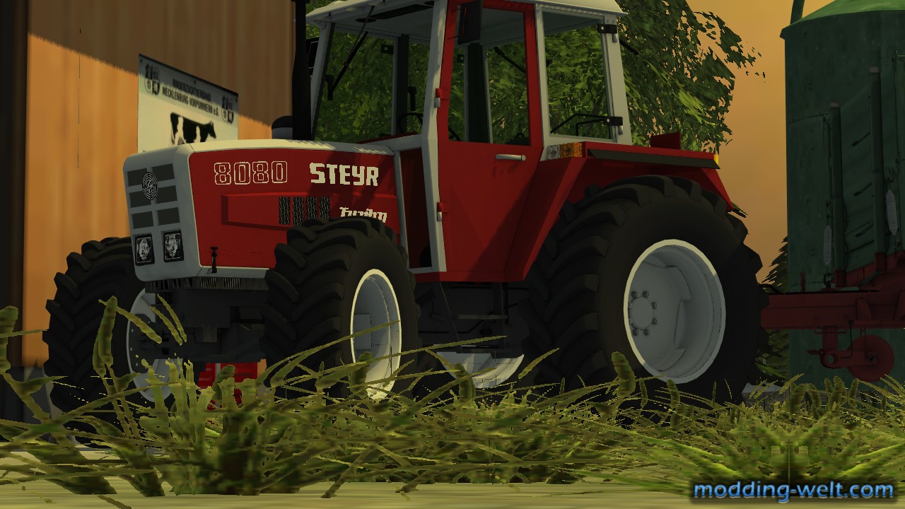 Steyr 8080 Turbo neu bereift :D