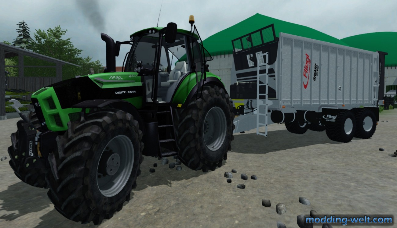 Deutz TTV 7230 mit Fliegl ASW 268