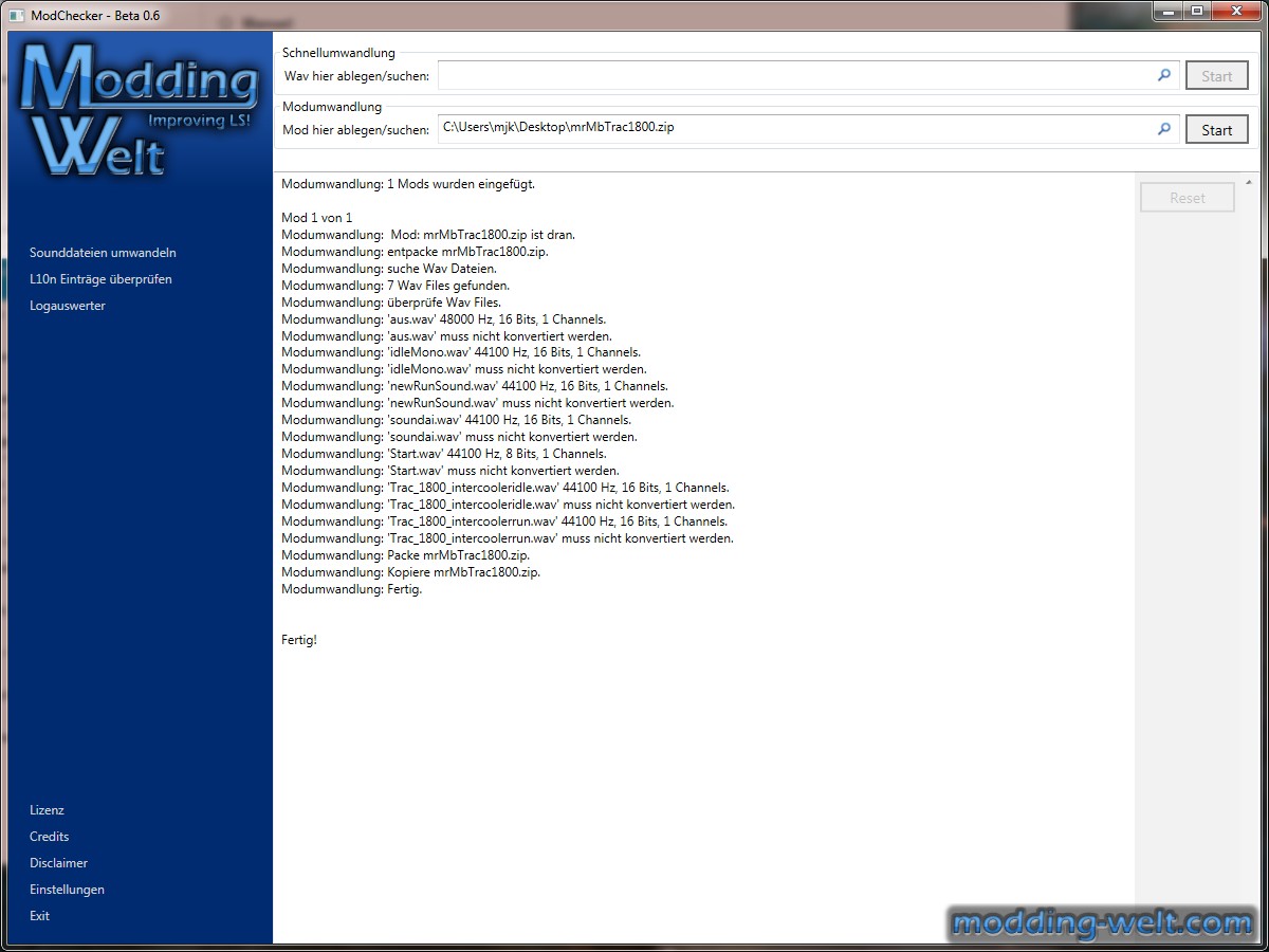 ModChecker Vorstellung