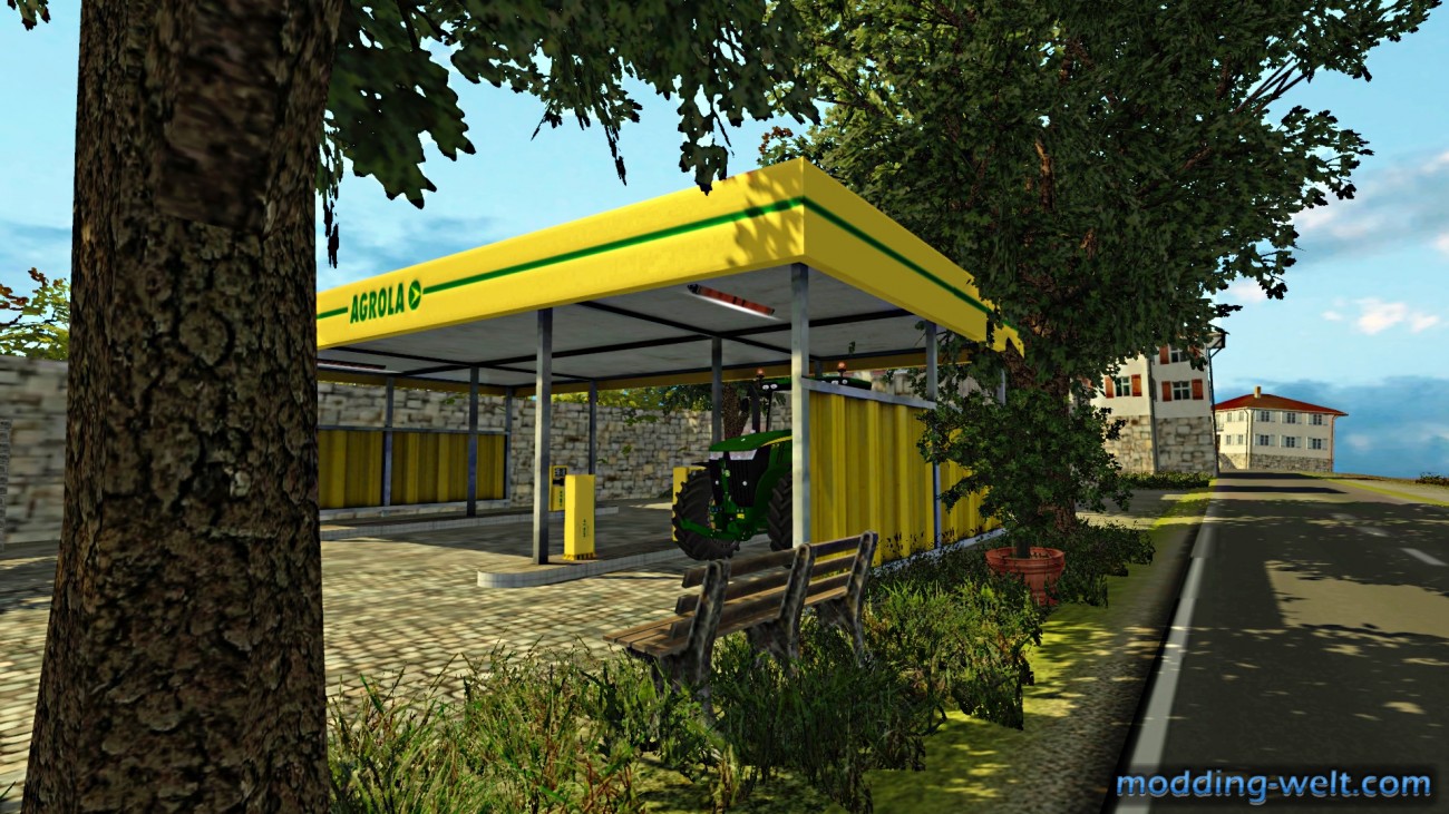 Agrola Tankstelle auf der Neuhausen eingebaut