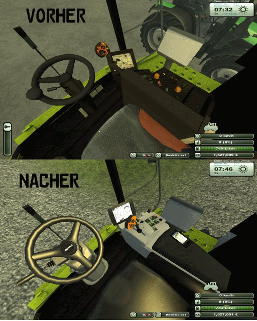 Lexion 550 mit neuem Innenraum.