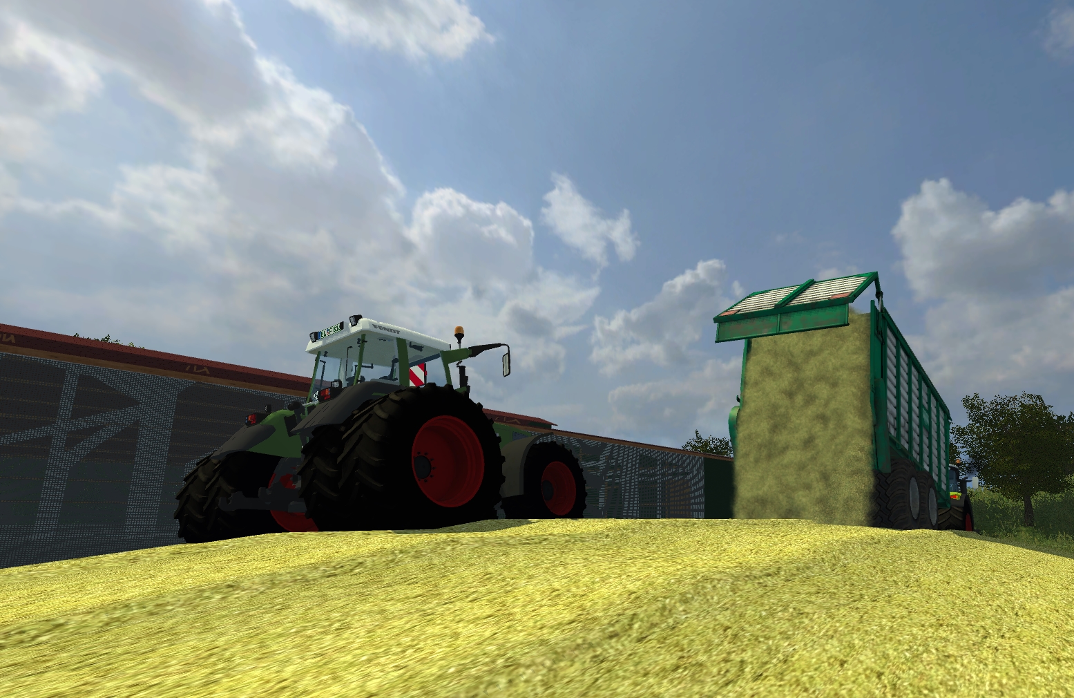 Walzen mit Fendt 818