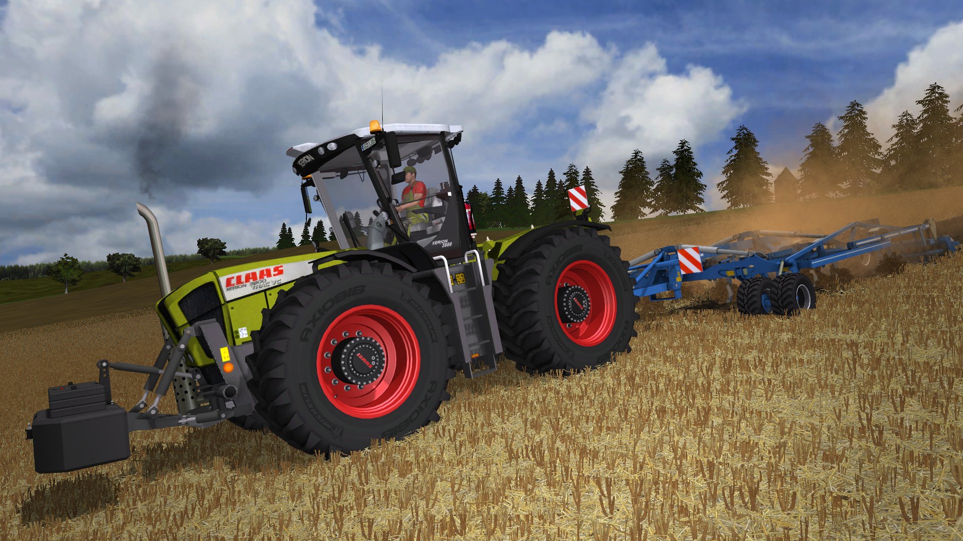 Claas Xerion 3800 mit Köckerling Vario