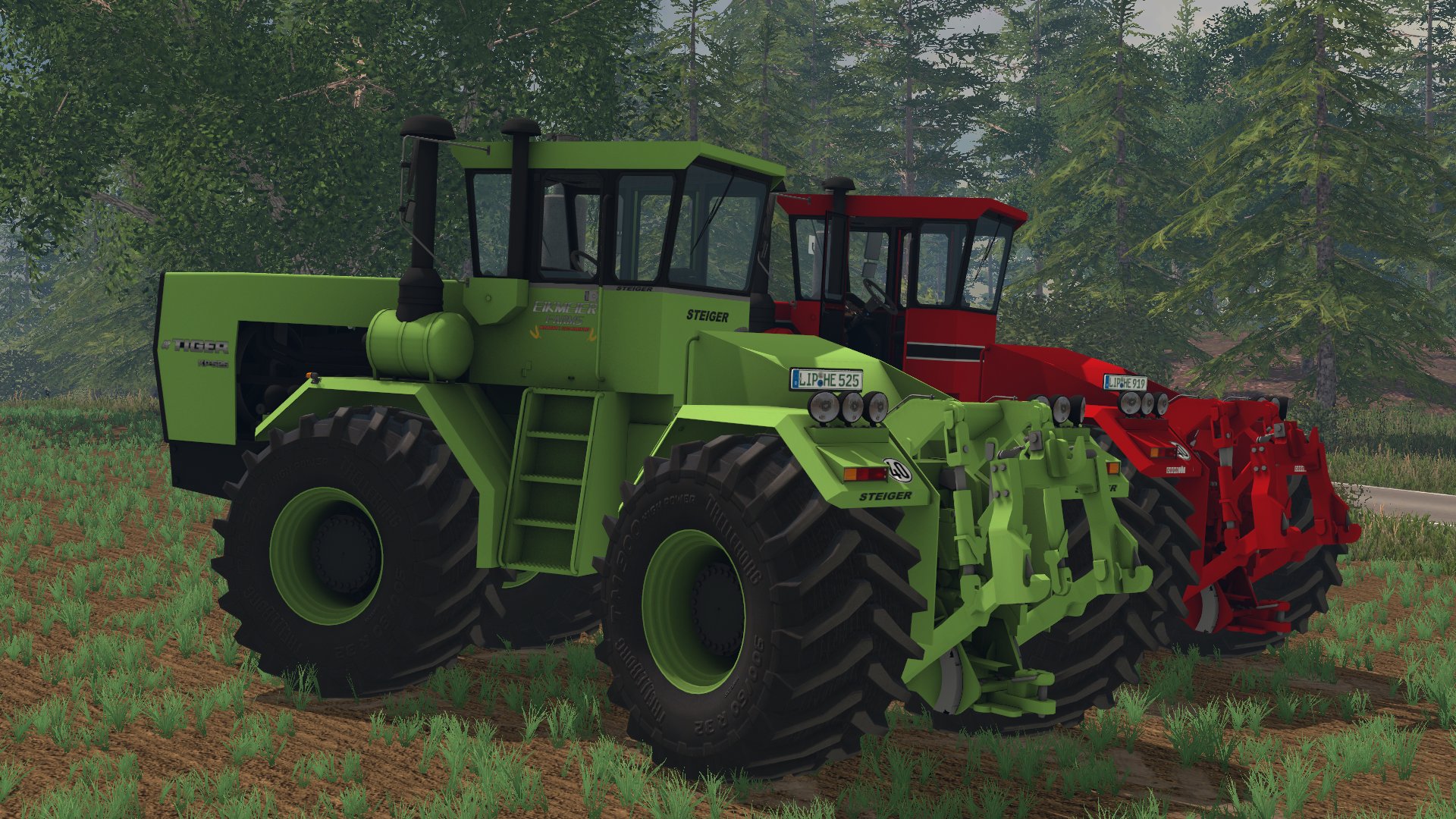 Steiger Tiger 525 und Case 9190 - Modding Welt