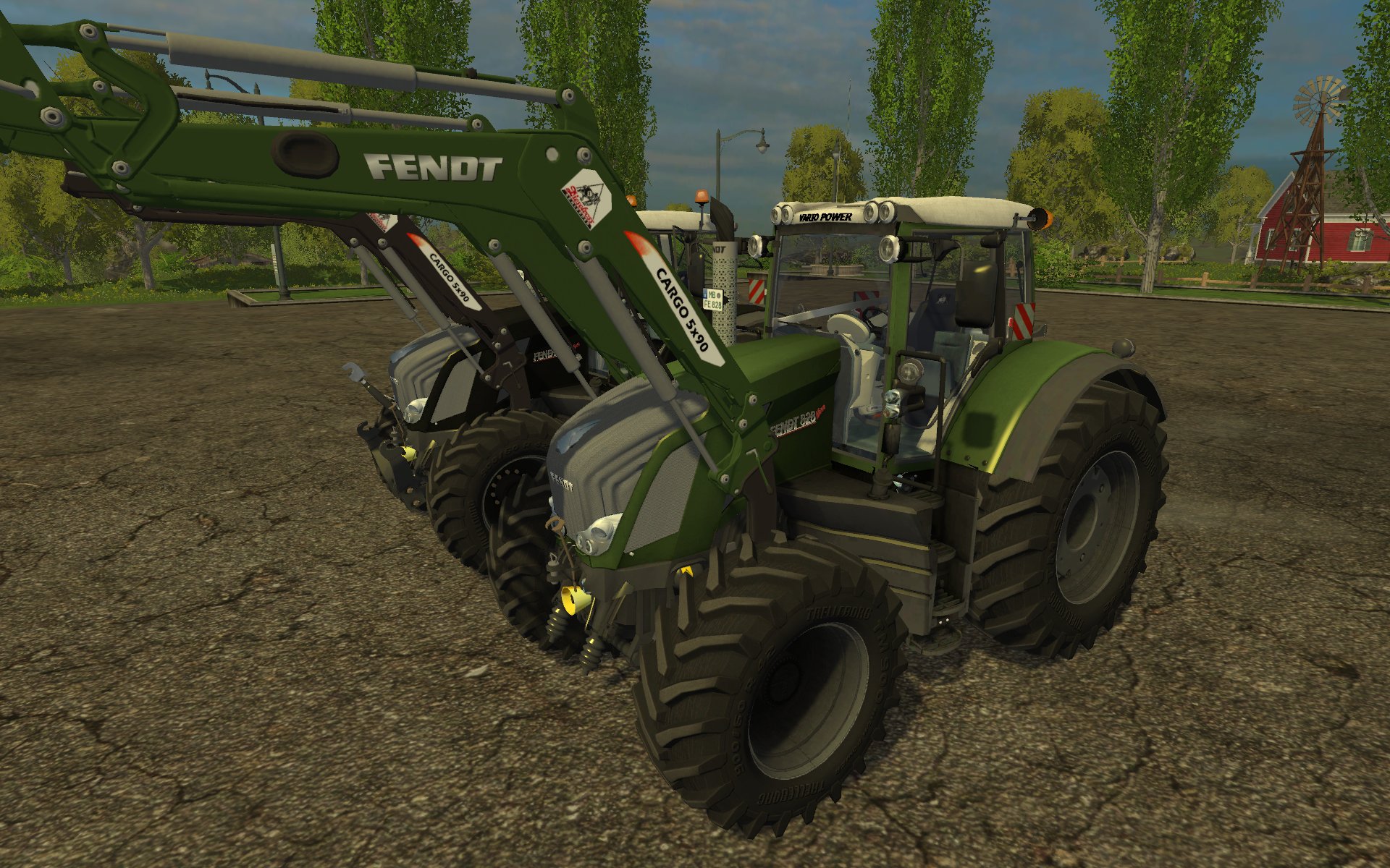 Fendt 828 Vario ind Grün und Schwarz