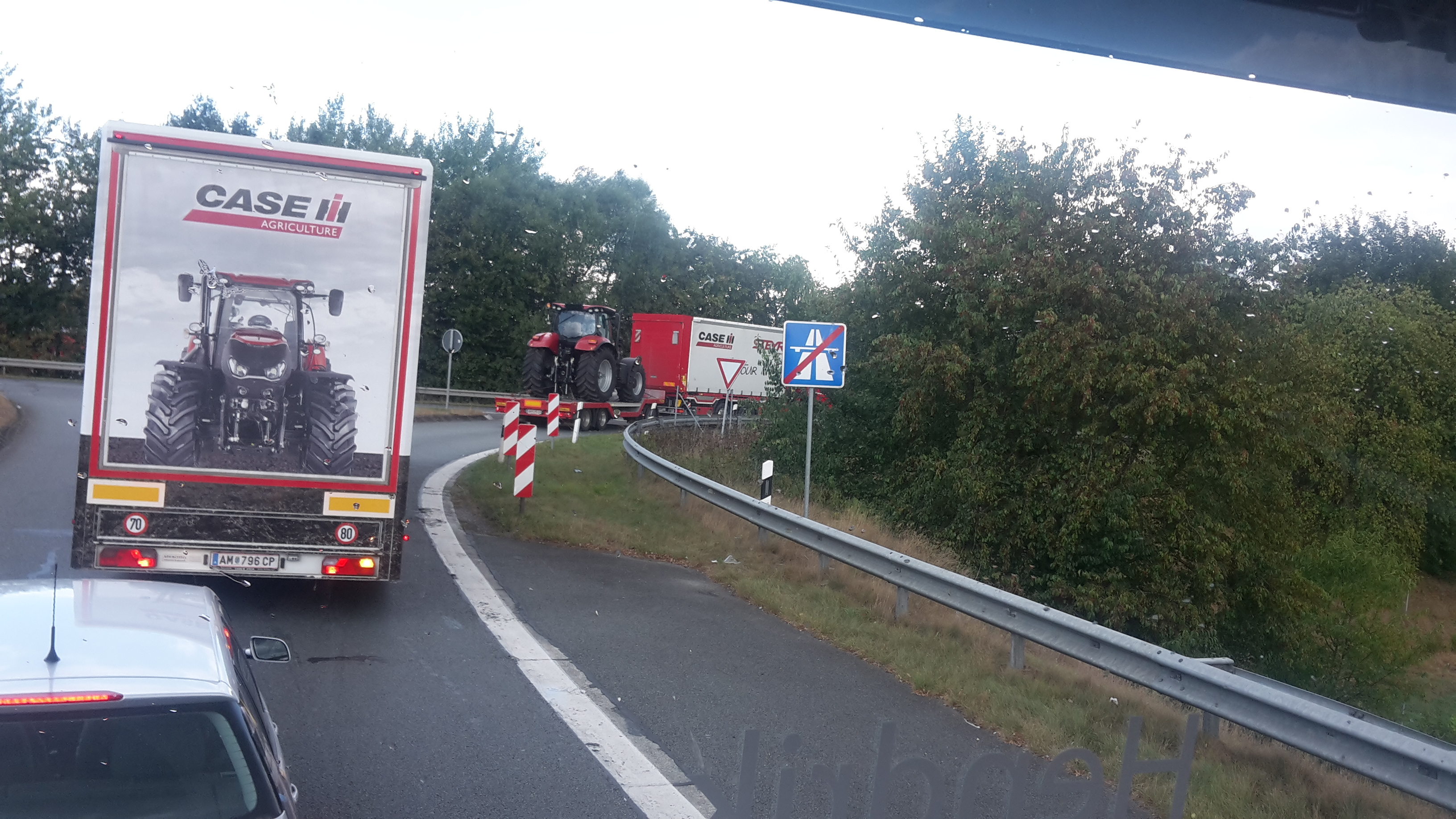 Gestern vor mir an der Autobahnausfahrt Lohne.