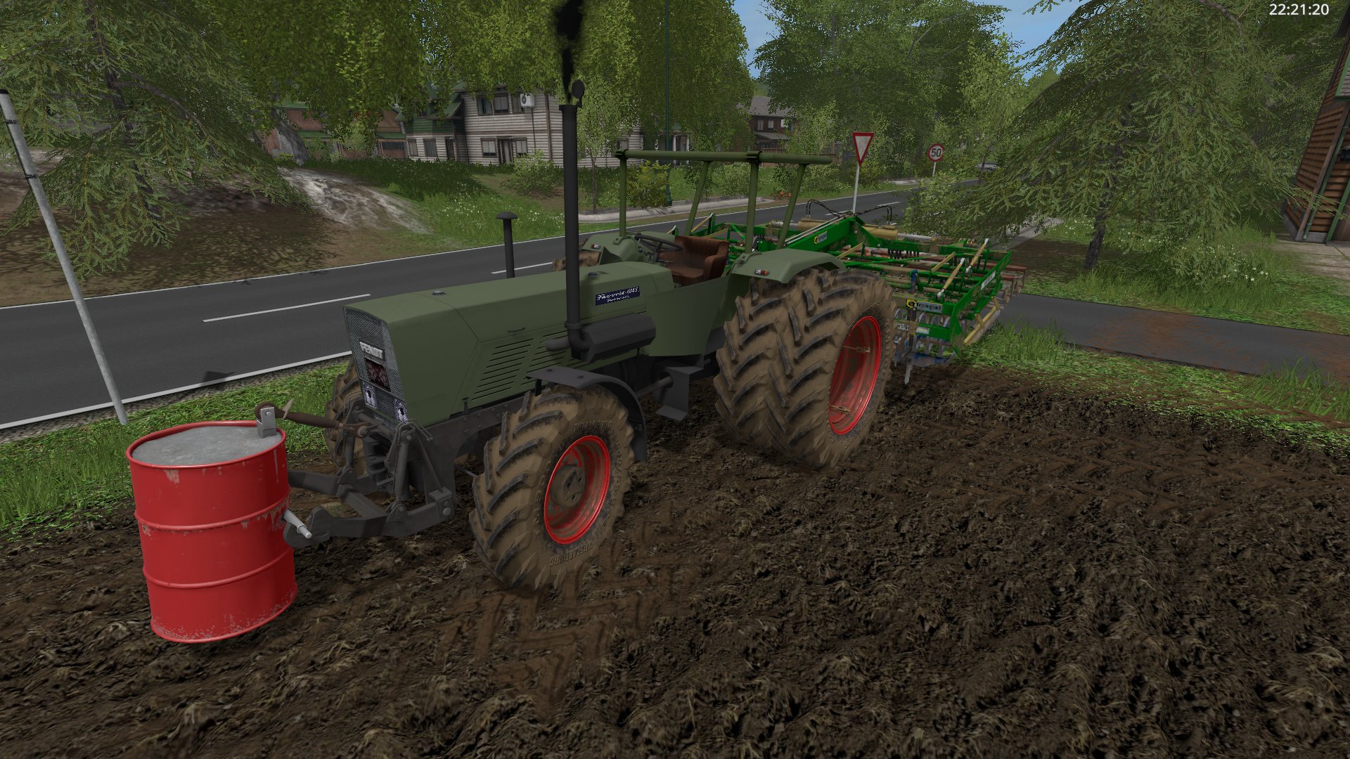 gute alte fendt power aufm acker