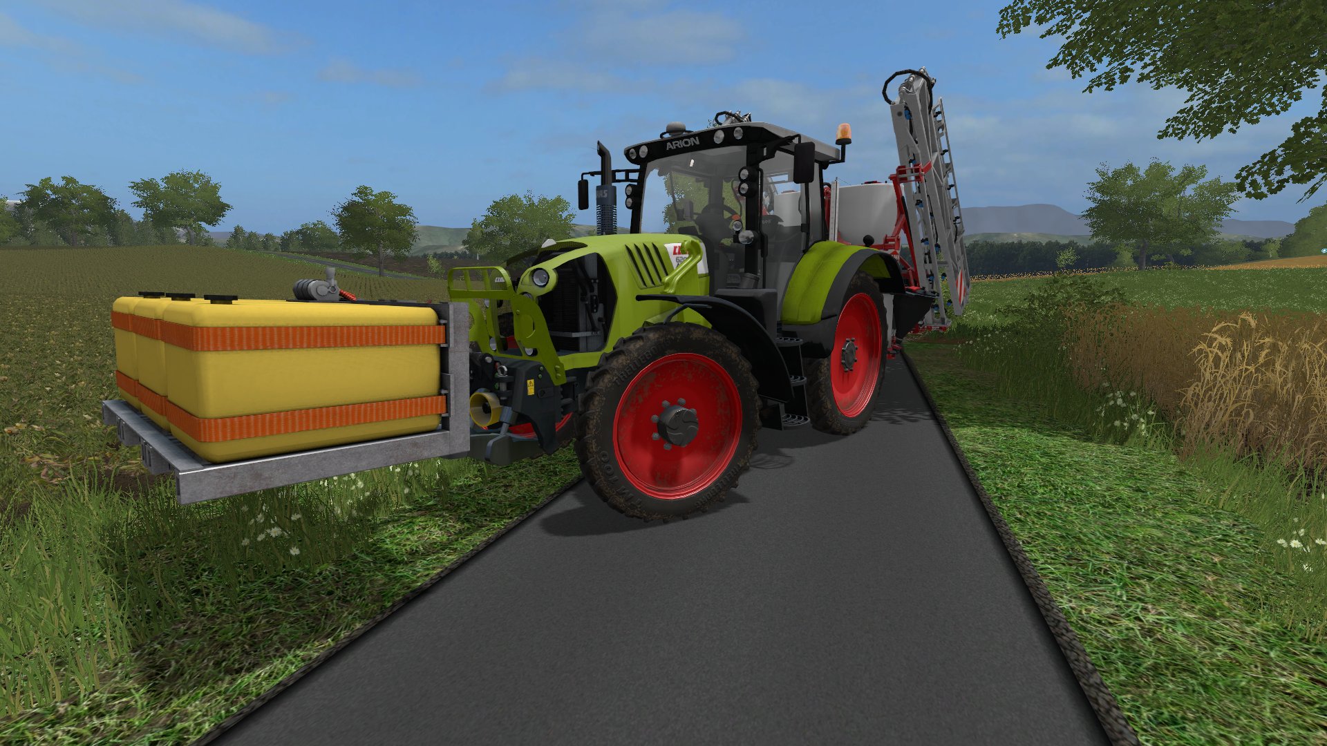 Am Spritzen Mit Dem Neuen Claas Modding Welt 2544