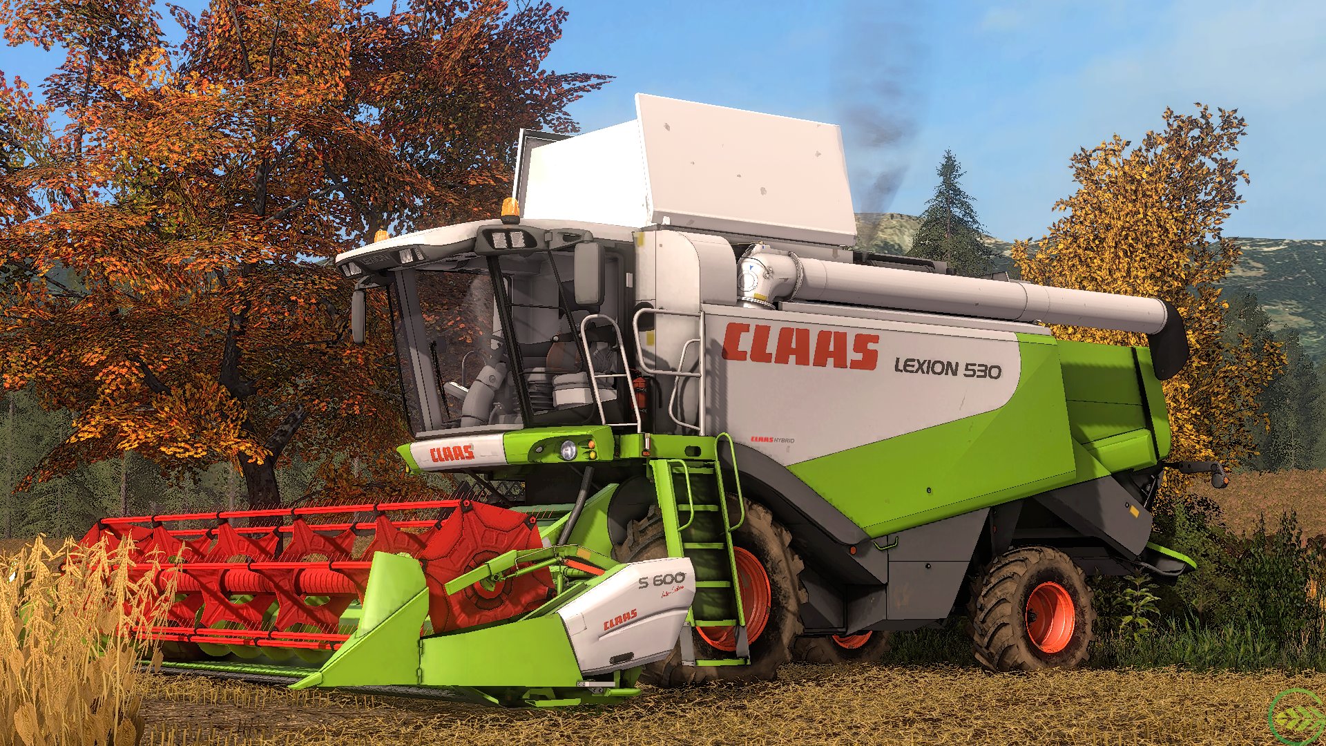 Claas Lexion 530 + Claas S 600