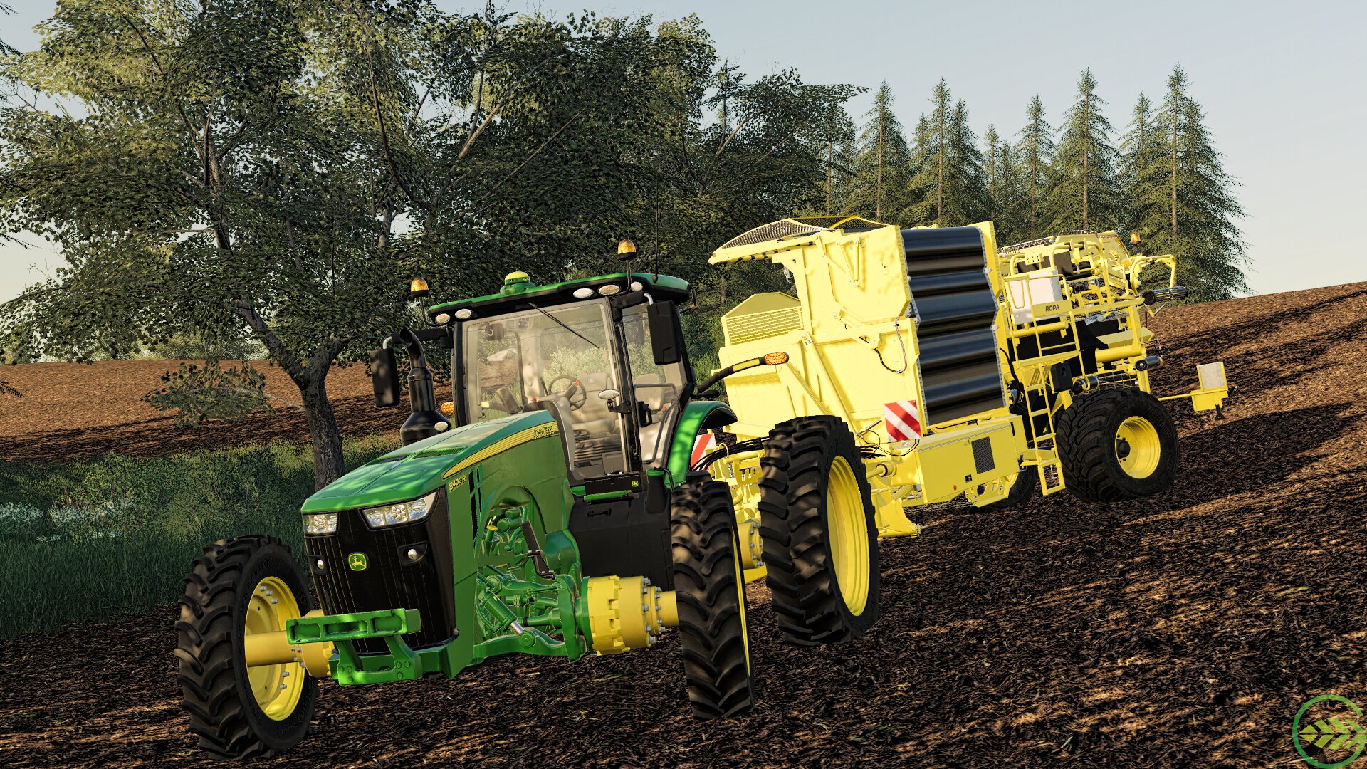 John Deere 8400R + Ropa Keiler 2