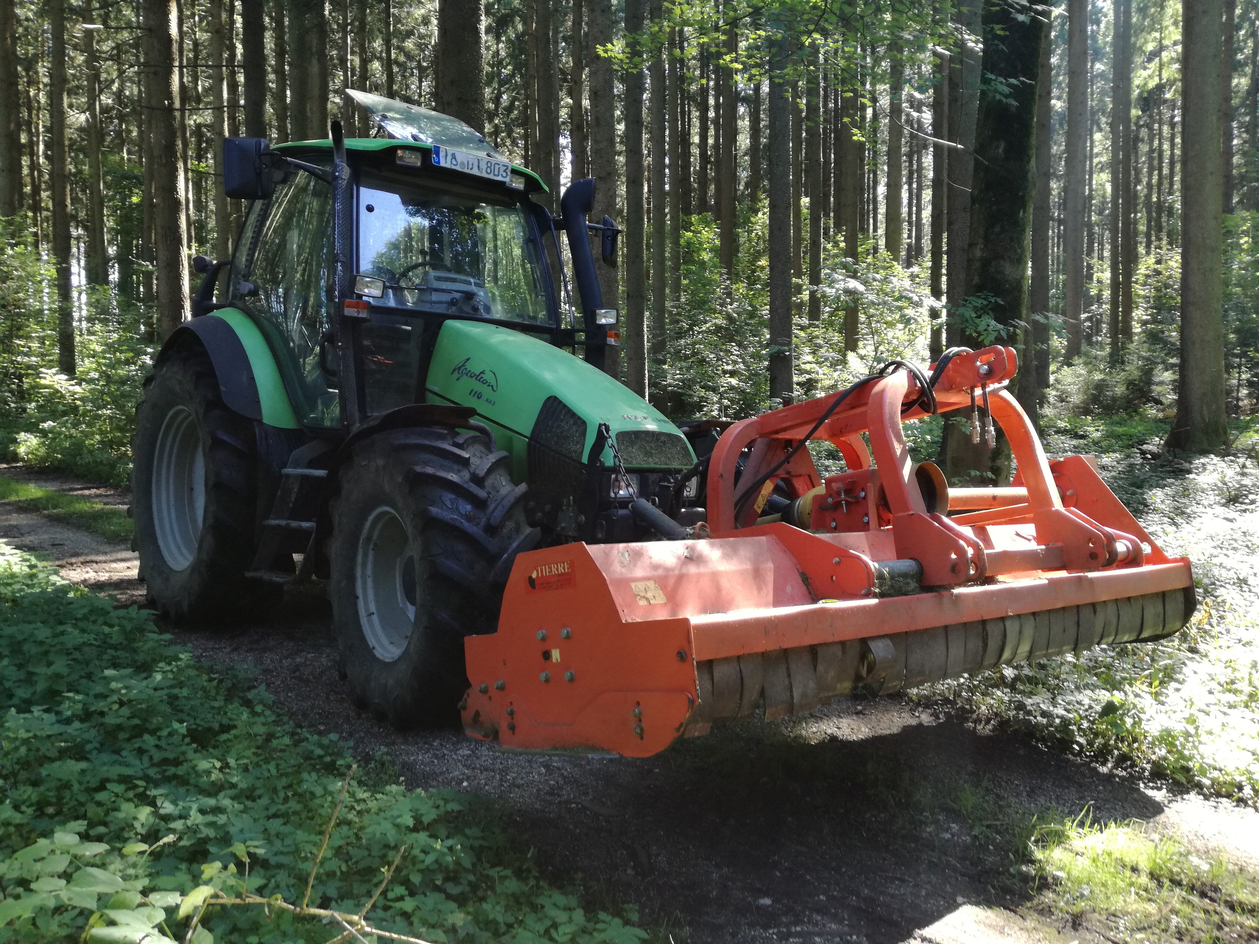 Ich und mein Deutz im Holz