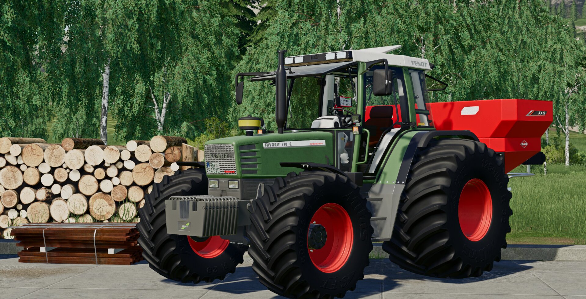 #Fendt Favorit 510C mit Terrabereifung