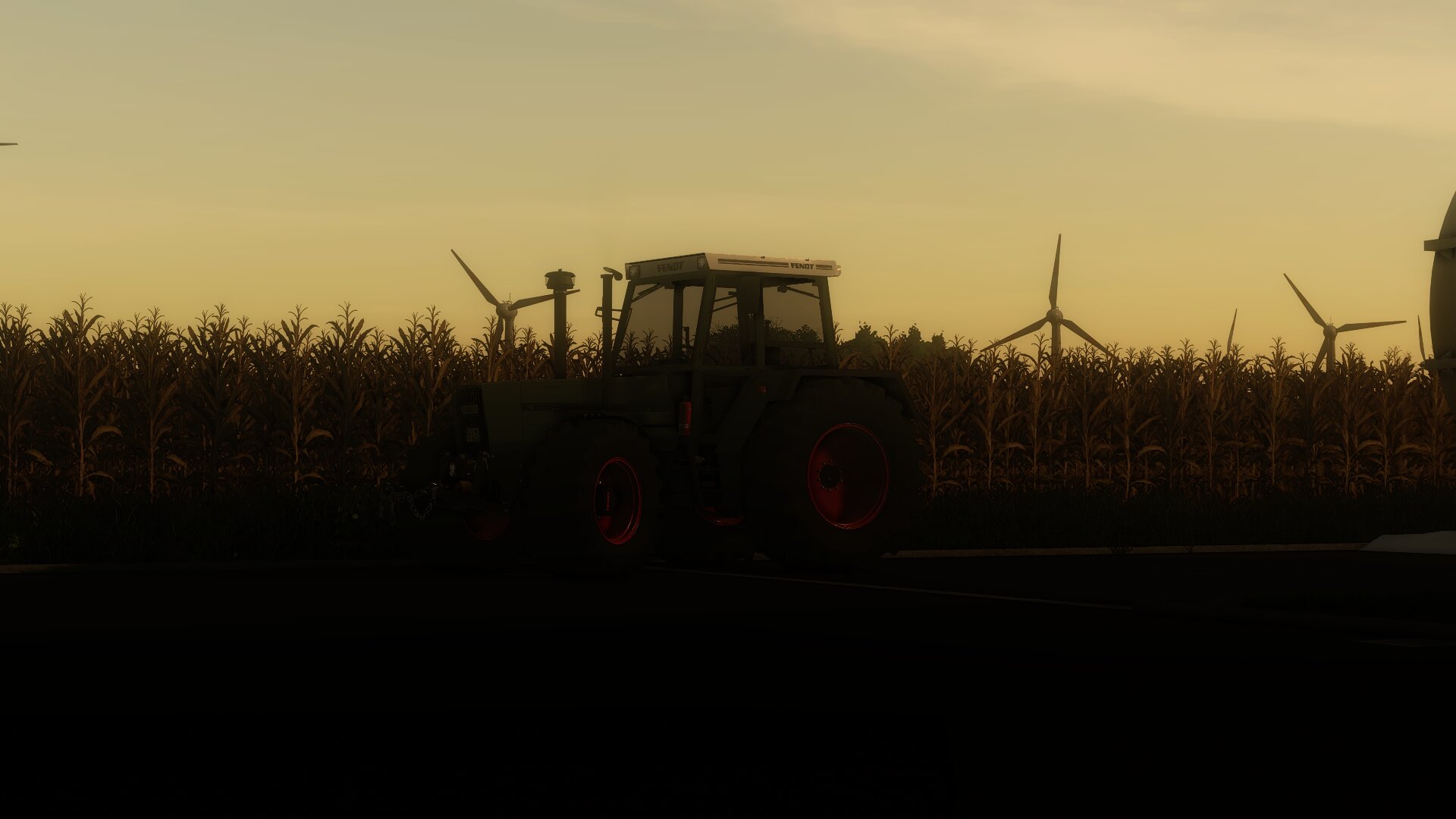 Fendt Favorit  612 in der morgens Sonne