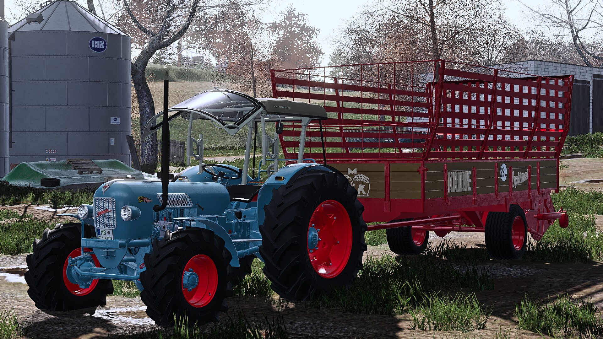 Eicher EA400 mit Krone Optimat Alleslader auf der Map Rabacino