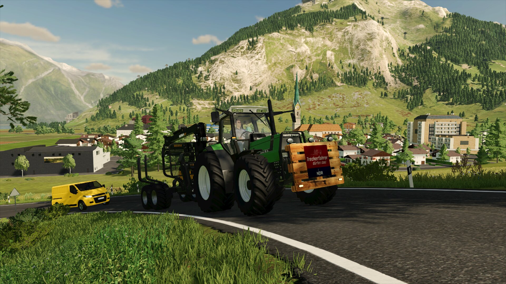 FS22 Treckerfahrer dürfen das!