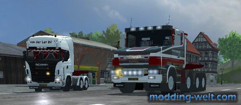 Neue Scania's mit tieflader