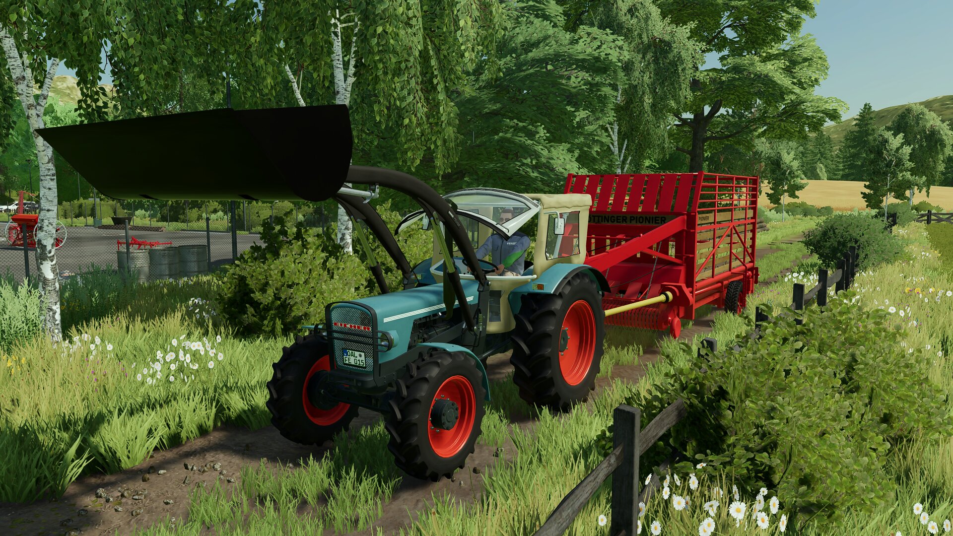 FS22 Schnell noch das Stroh holen