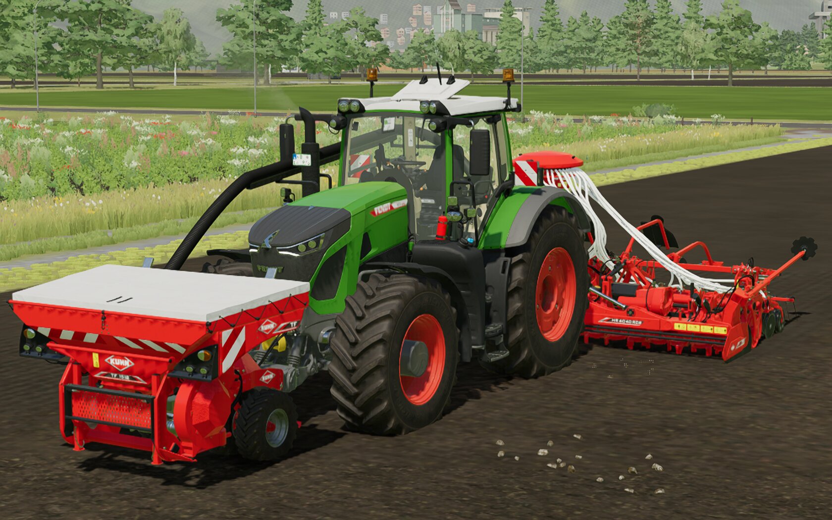 Fendt 933 gen7 mit Kotte Köckerling und Kuhn Modding Welt