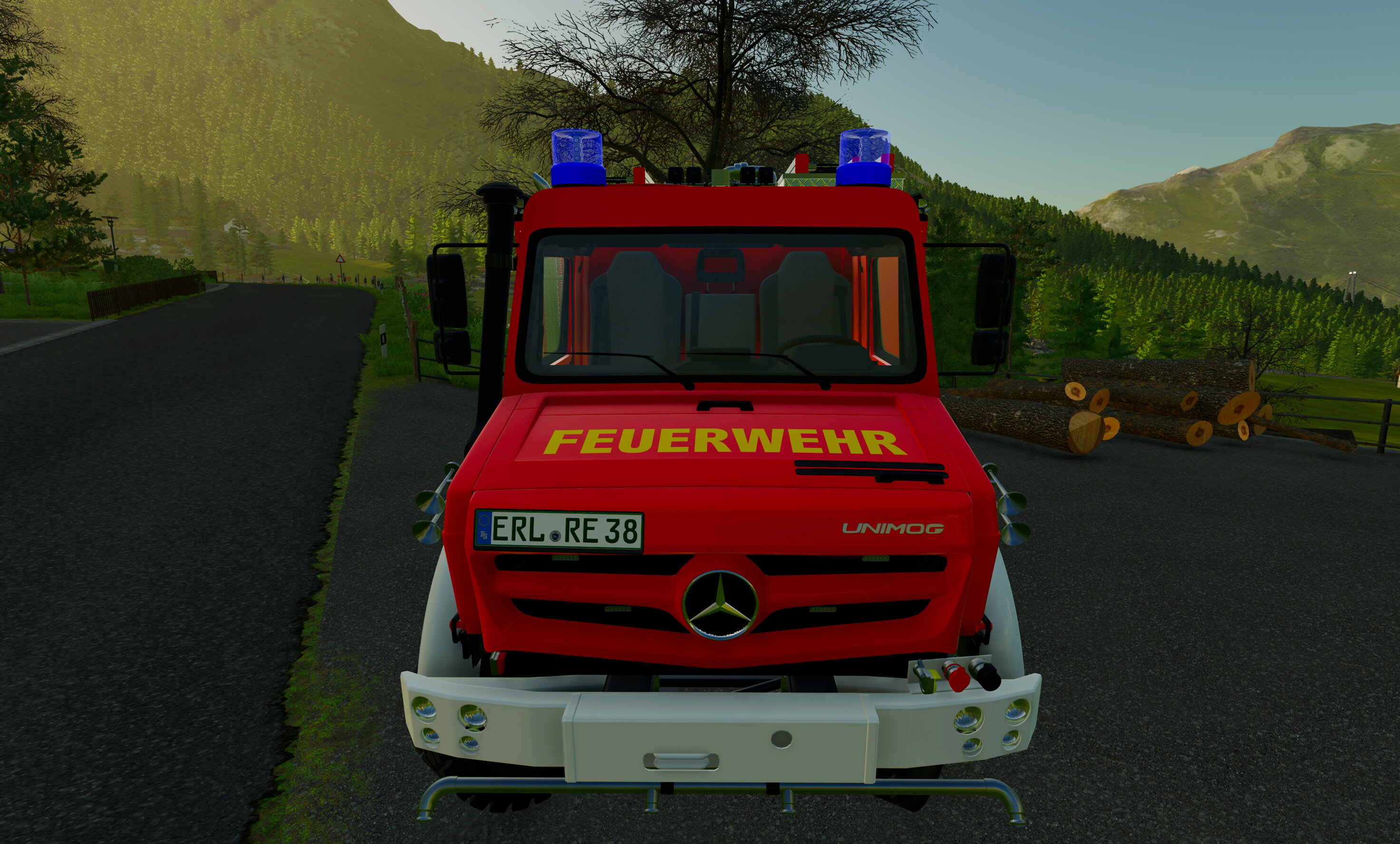 Unimog TLF3000  feuerwehr Wittenbach-Häggenschwil schweiz