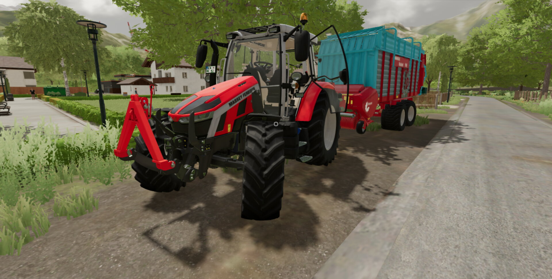 Eifihre mit dem Massey Ferguson 5s 115