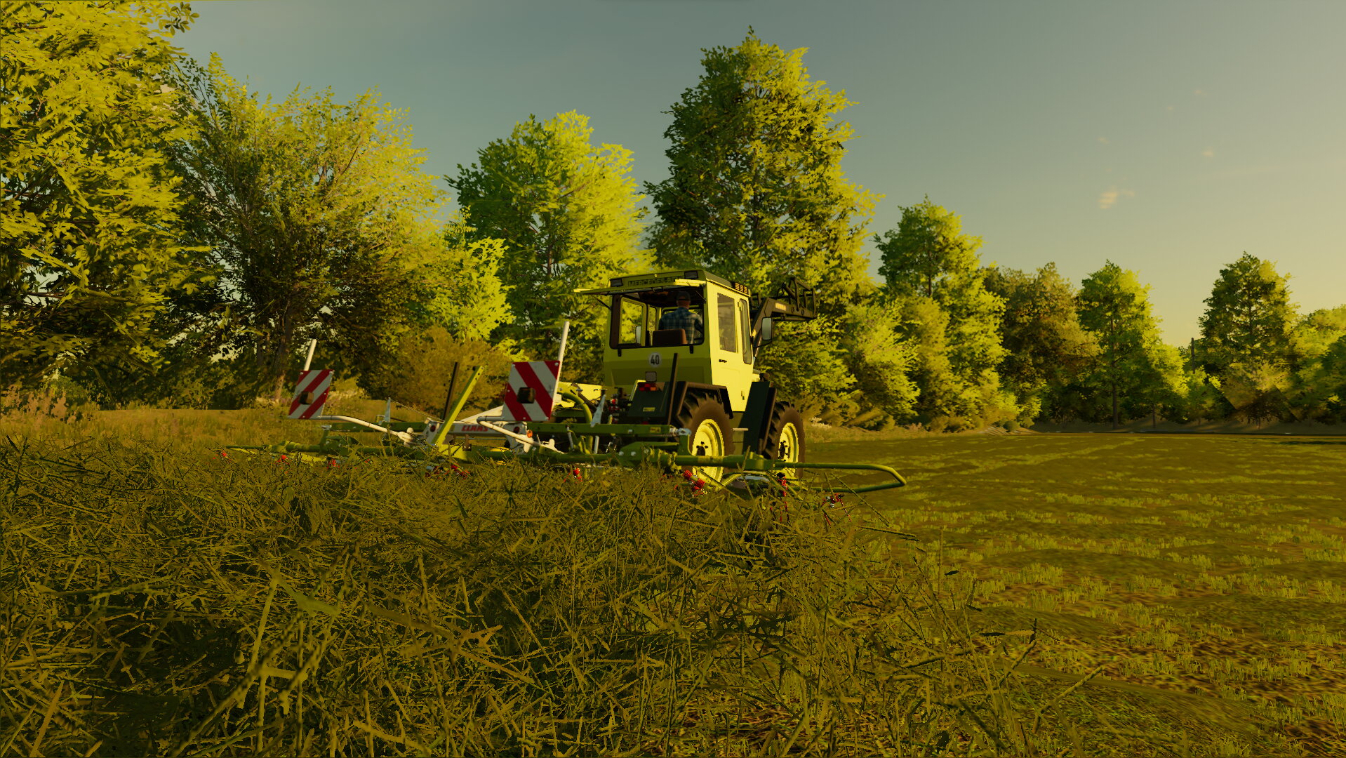 Mit Dem Mb Trac 800 Und Dem Claas Volto 60 Am Heu Wenden Modding Welt 7219