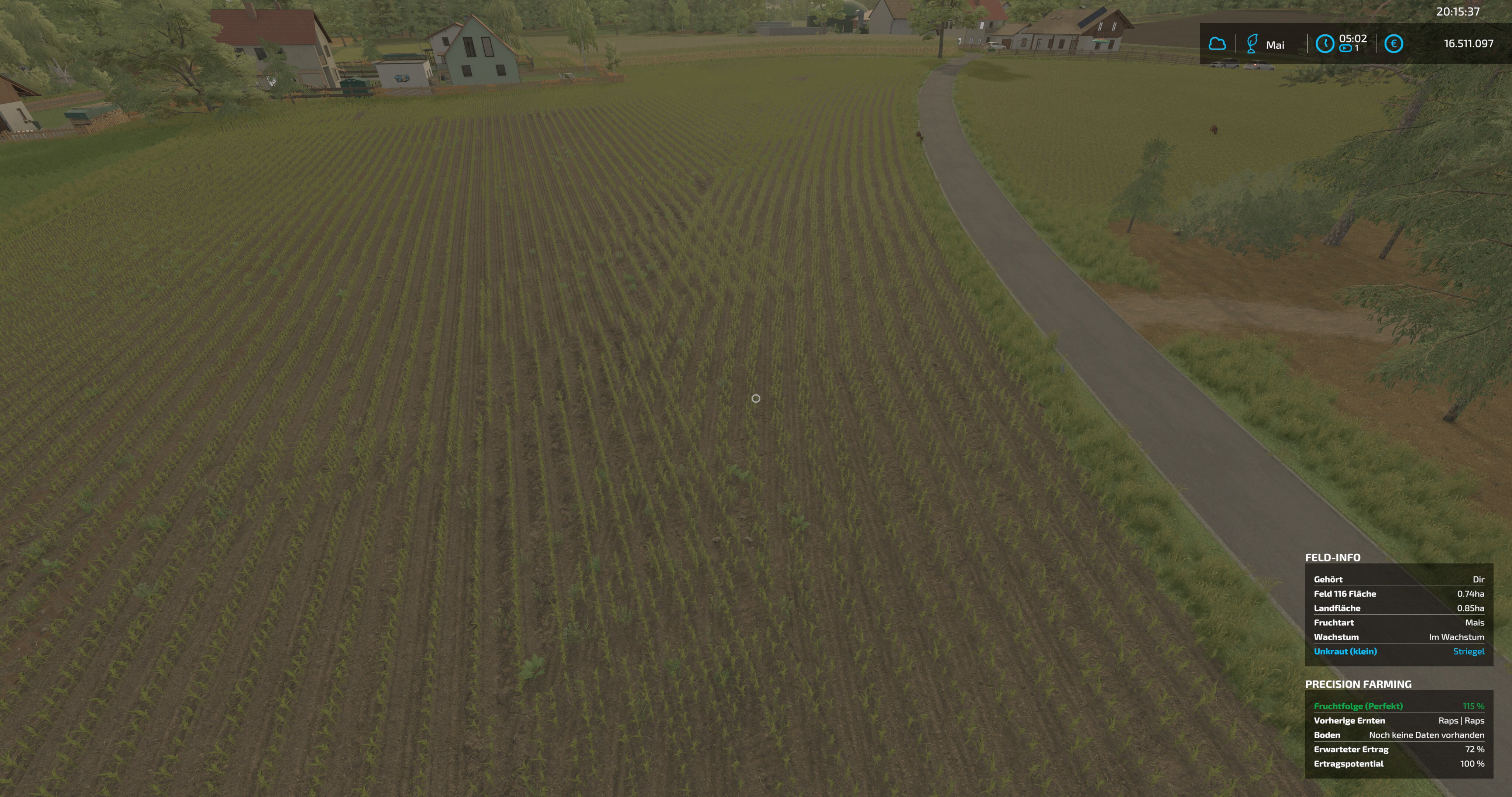 ROW CROP von JMF MODDING in die Ellerbach eingebaut