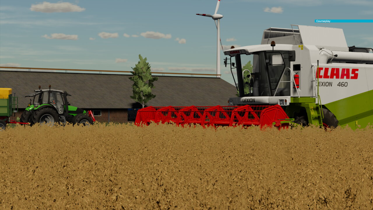 Claas Lexion 460 und Deutz Fahr 640M