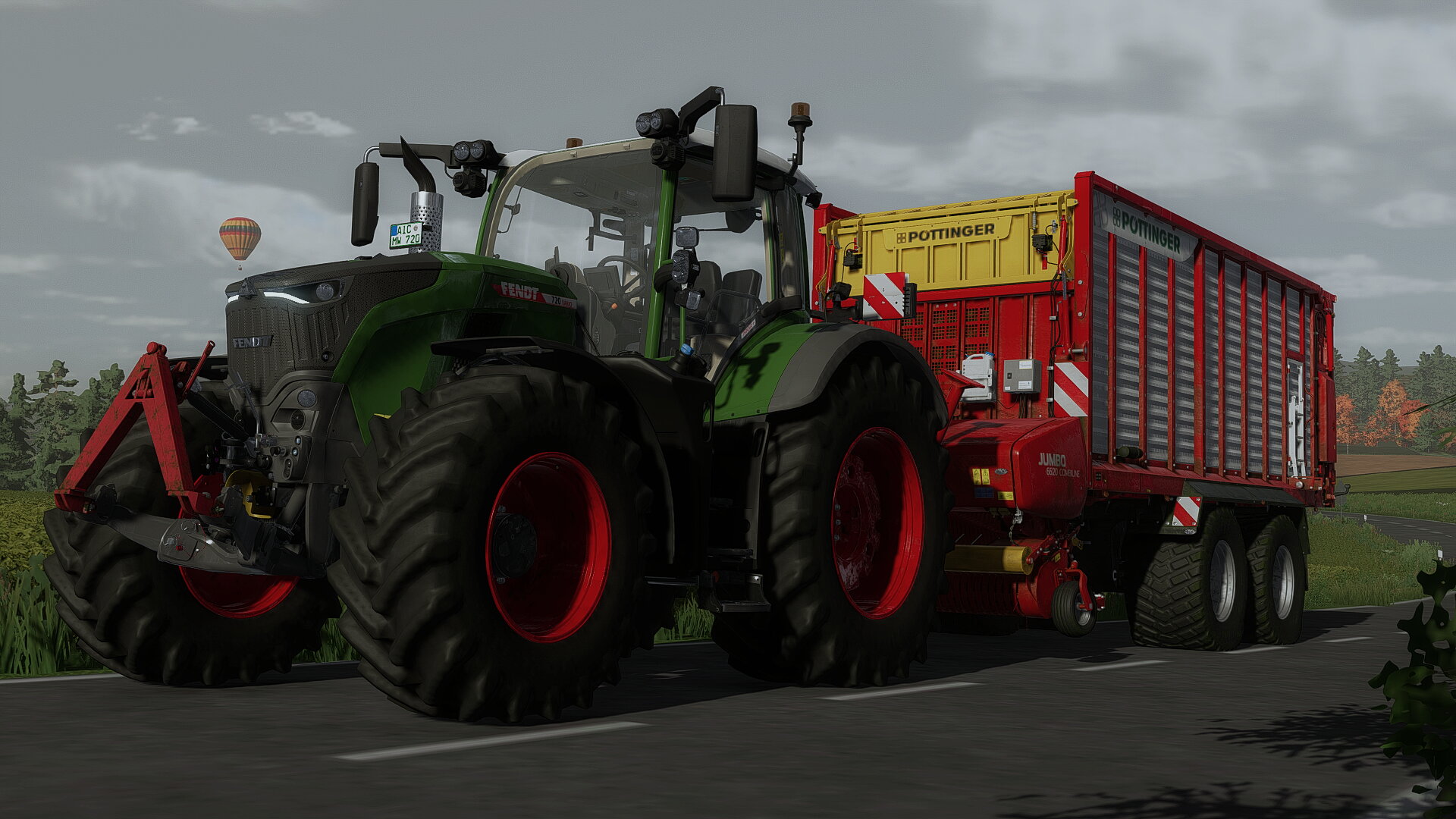 Fendt 728 vario mit Pöttinger Jumbo 6620 Combline