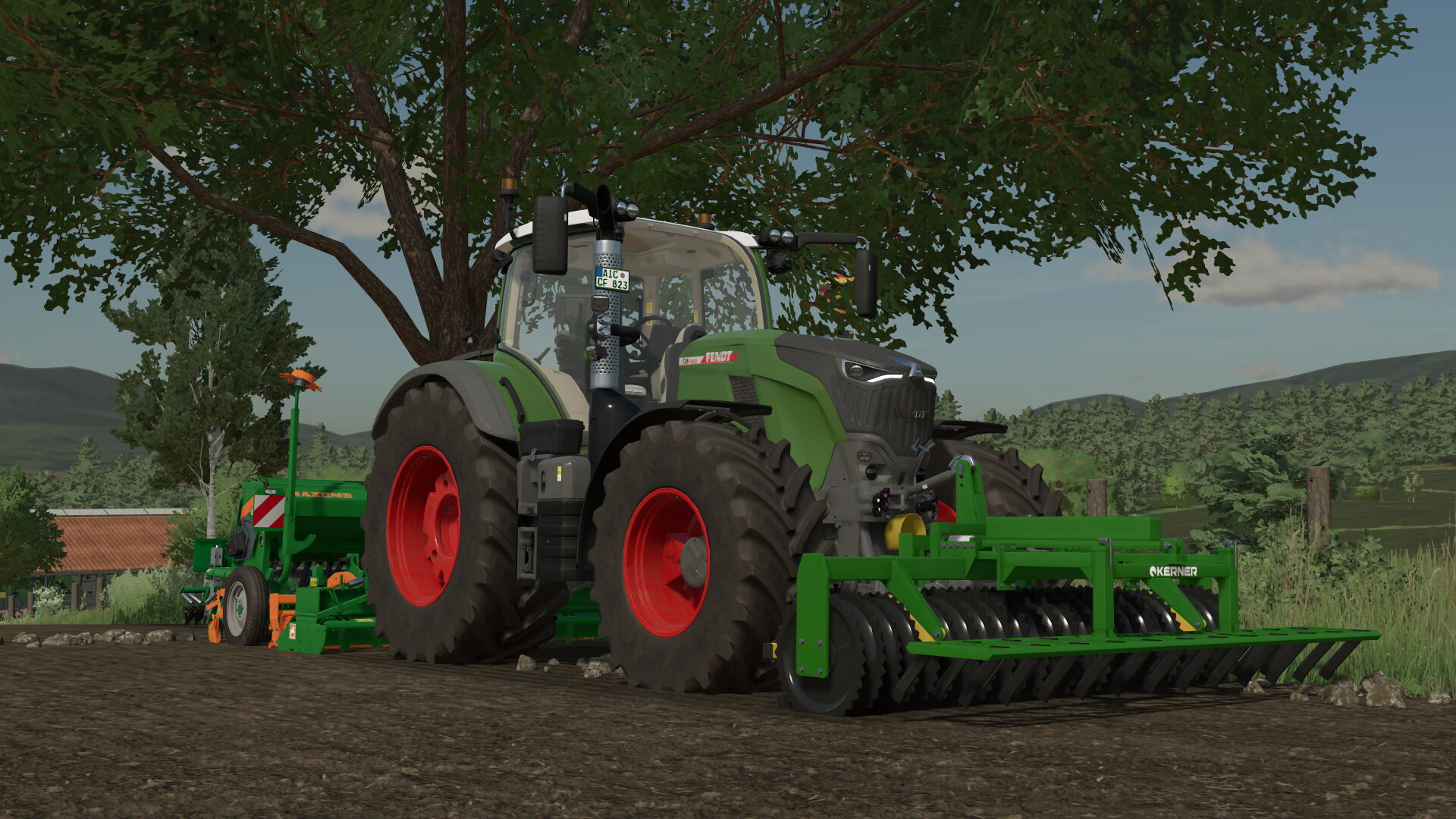 Fendt 728 Vario in der Weizen ausaat