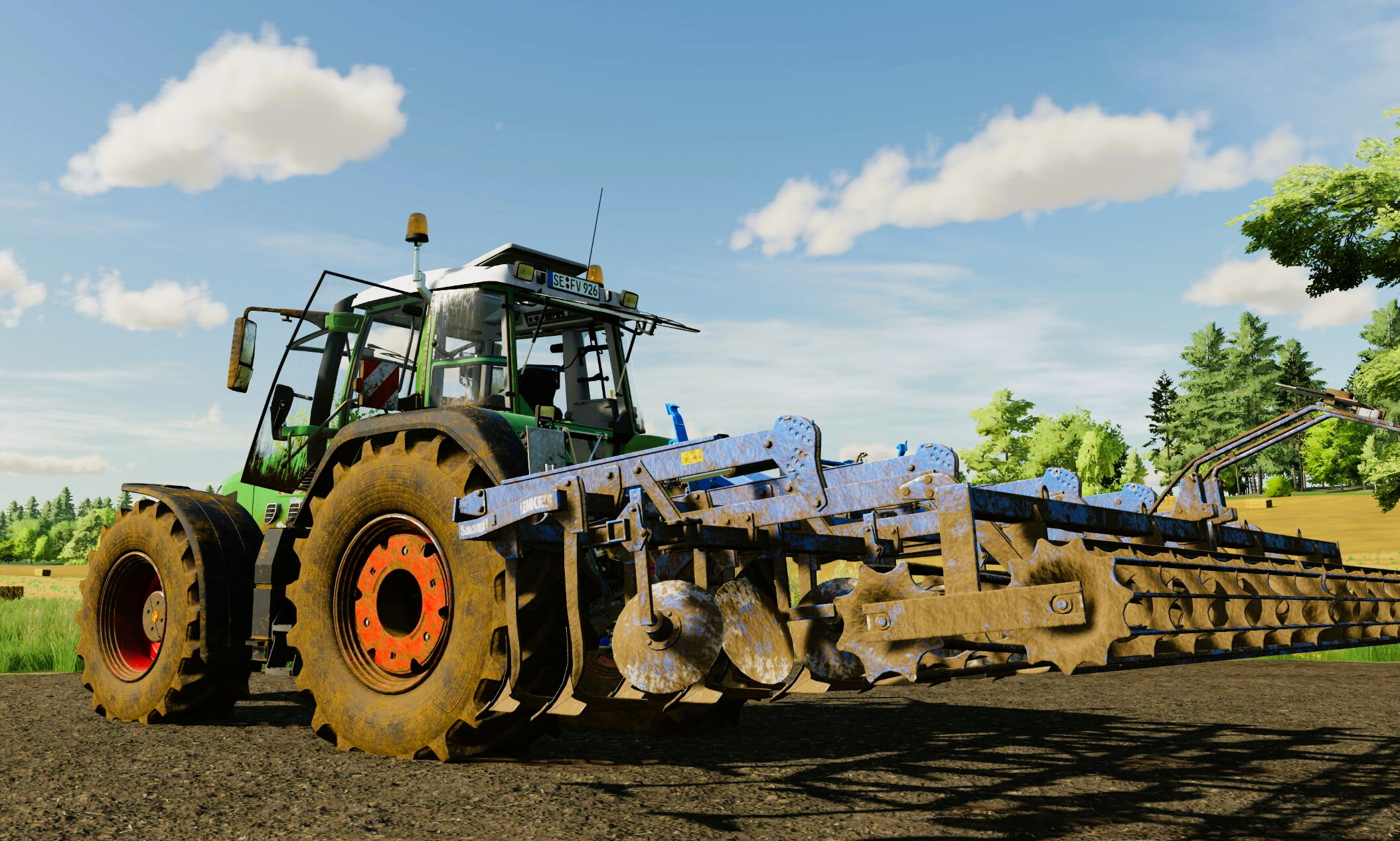 Fendt 926 beim grubbern .