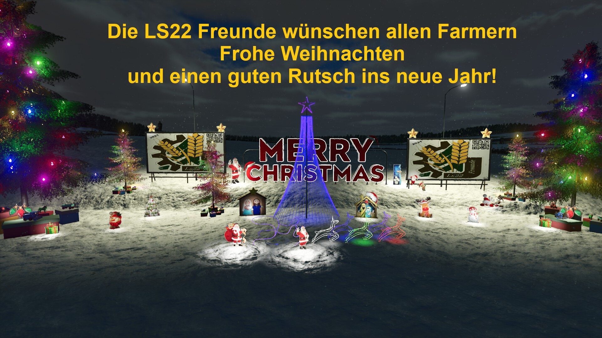 Die LS22 Freunde wünschen allen Farmern und ihren Familien Frohe Weihnachten und einen guten Rutsch ins neue Jahr!