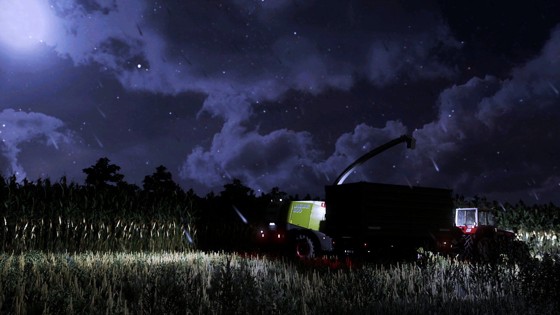 Mais Häckseln mit dem STEYR 8130 und CLAAS JAGUAR 900