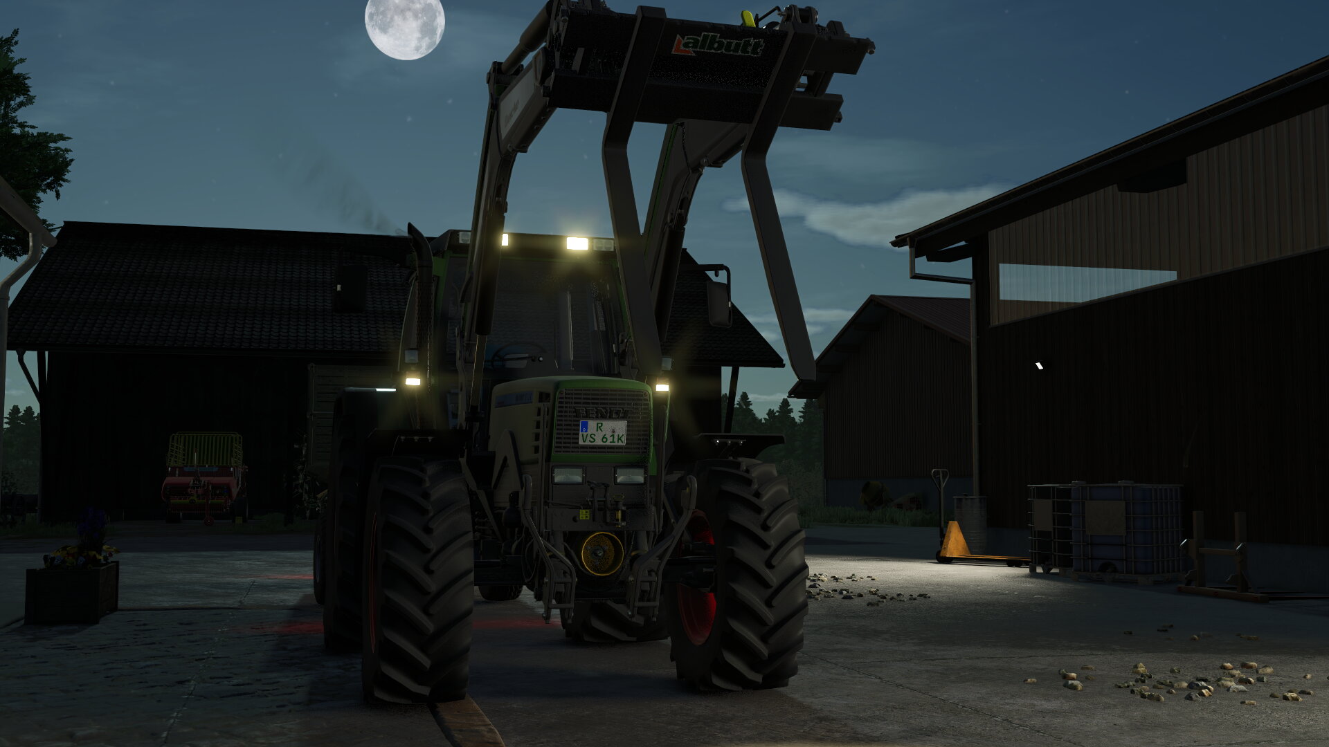 Fendt bei Nacht