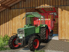 Fendt Favorit 12 SA mit Pöttinger Ladewagen