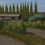 Biogasanlage und Rindermastanlage