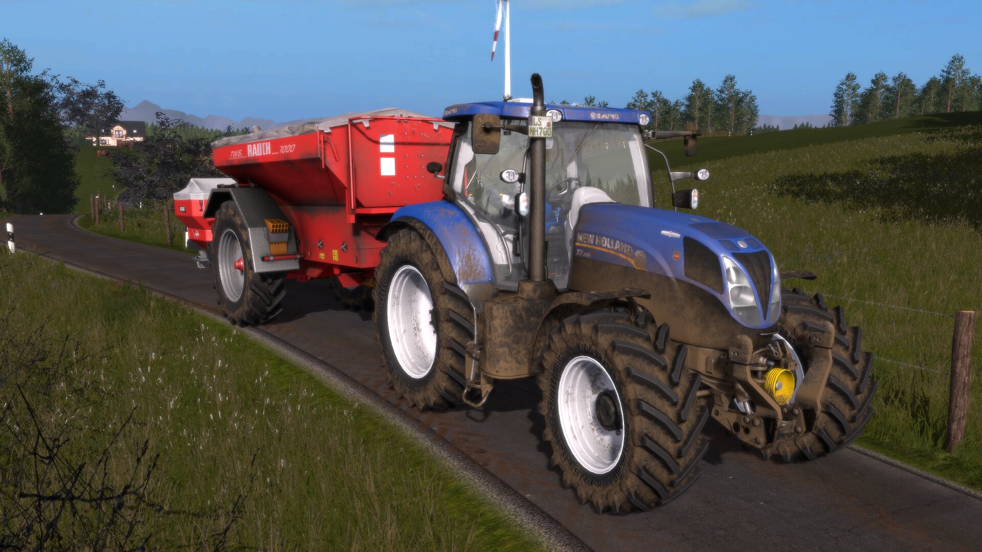 [LS17] New Holland T7.200 + Rauch TWS 7000 - Modding Welt