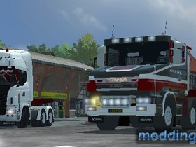 Neue Scania's mit tieflader